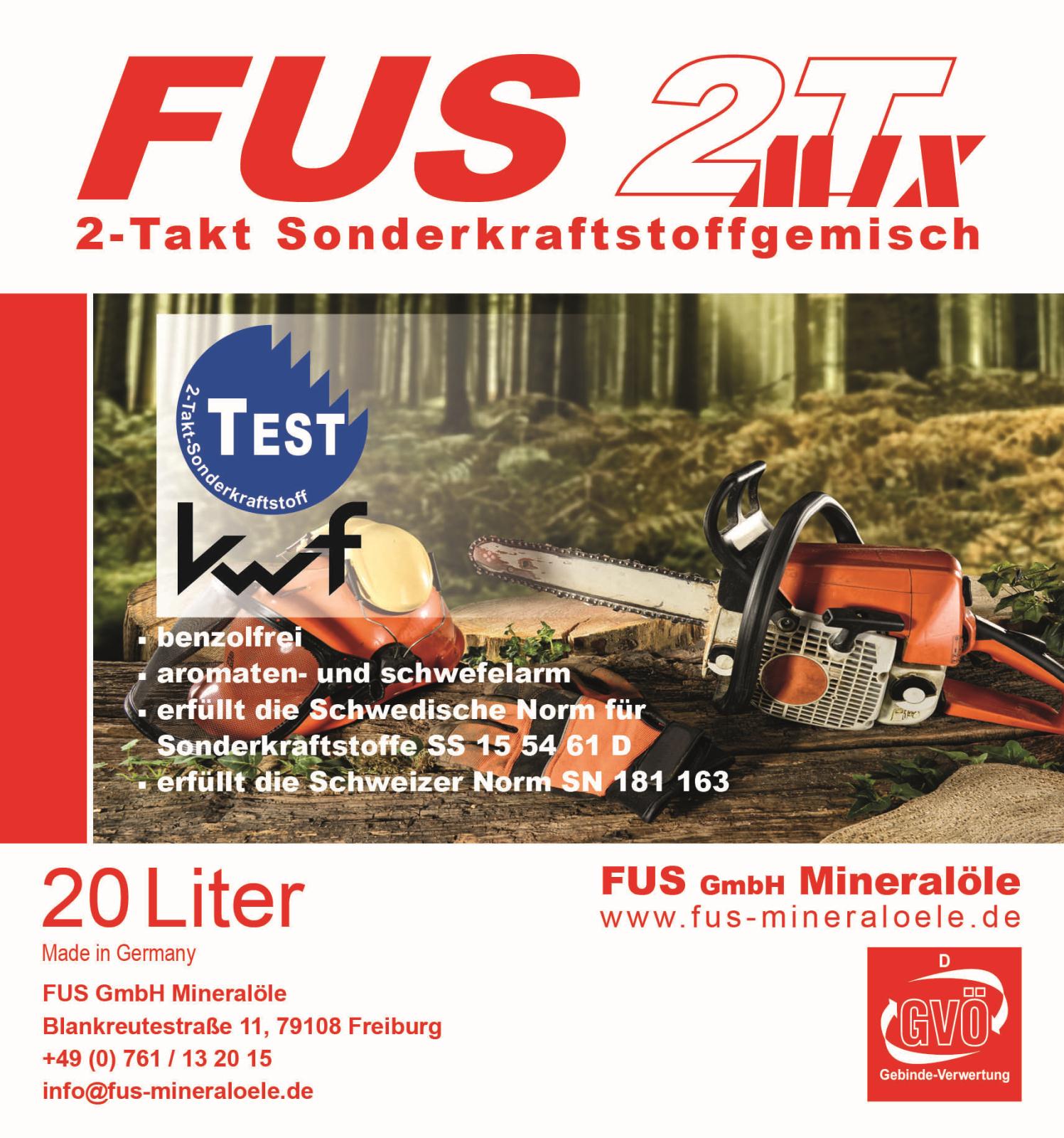 Fus Mineraloele Freiburg Schmierstoffe - Kraftstoffe - Heizöl